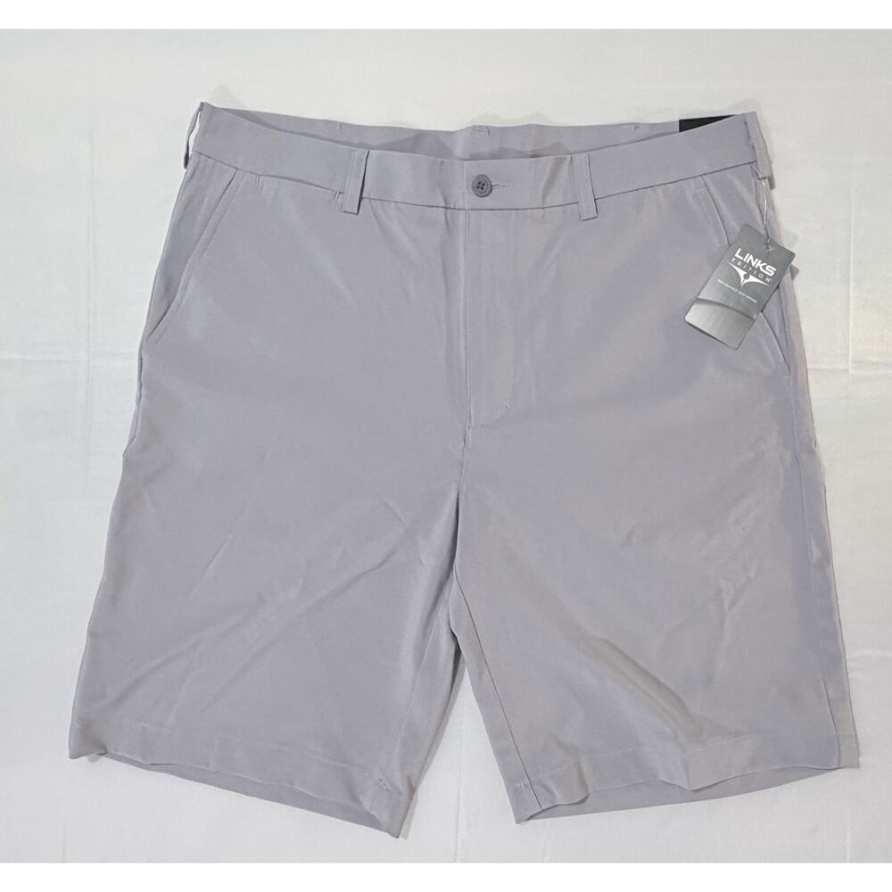NWT LINKS EDITION Shorts Size 35 Men's Performance Golf Apparel Gray